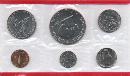 Набор из 6 монет США 1976 год - 200 лет независимости США (D)
