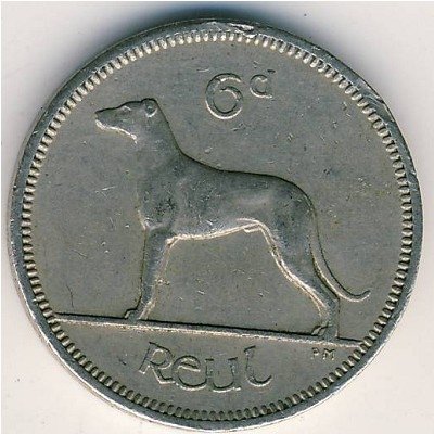 Ирландия 6 пенсов 1964 год