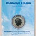 Австралия 1 доллар 2013 год - Полярные животные. Хохлатый пингвин