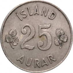 Исландия 25 эйре 1954 год