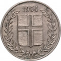Исландия 25 эйре 1954 год
