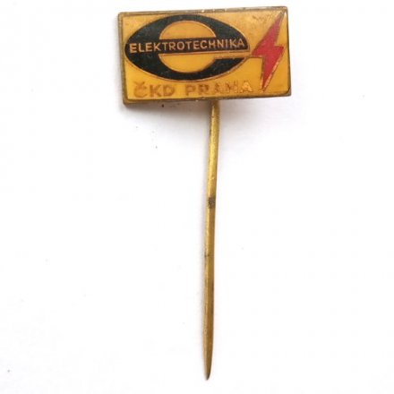 Значок-иголка CKD Praha Elektrotechnika. Чехия. Прага. Завод