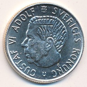 Швеция 2 кроны 1966 год