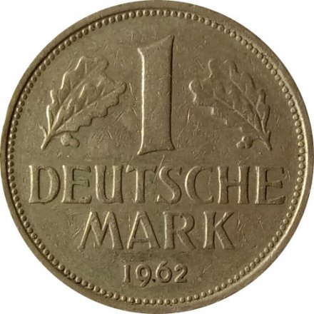 ФРГ 1 марка 1962 год (F)