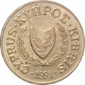 Кипр 2 цента 1991 год