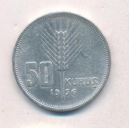 Турция 50 куруш 1936 год