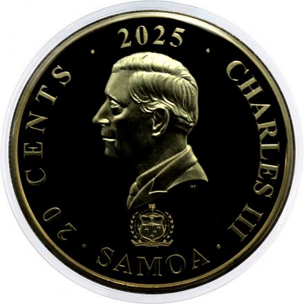 Самоа 20 центов 2025 год - Мифические существа — Лю Шу