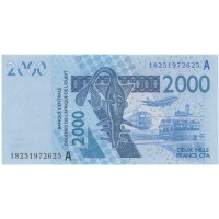 Кот-д`Ивуар 2000 франков 2003 год (A) - UNC
