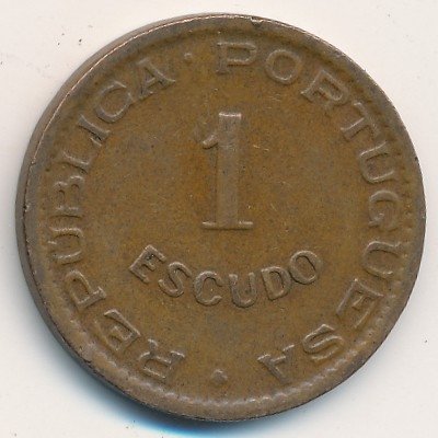 Ангола 1 эскудо 1953 год