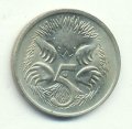Австралия 5 центов 1972 год - Ехидна