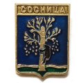Значок Сосница. Герб. Серия &quot;Квадраты&quot;