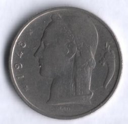 Бельгия 5 франков 1948 год BELGIE