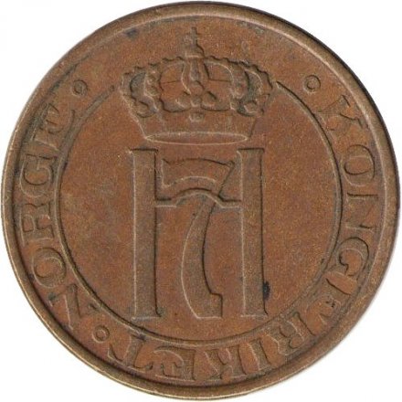 Норвегия 2 эре 1936 год