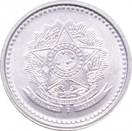 Бразилия 10 сентаво 1987 год