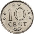 Антильские острова 10 центов 1985 год