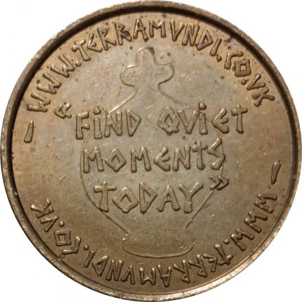 Жетон Великобритания Terramundi. Find quiet moments today