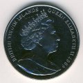 Виргинские острова 1 доллар 2009 год - 450 лет коронации Королевы Елизаветы I - корабль