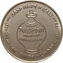 Жетон игровой Terramindi. Итальянские денежные горшки 1997