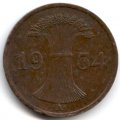Германия 1 пфенниг 1934 год - А