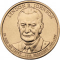 США 1 доллар 2015 год - Линдон Джонсон (P)