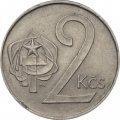 Чехословакия 2 кроны 1983 год 