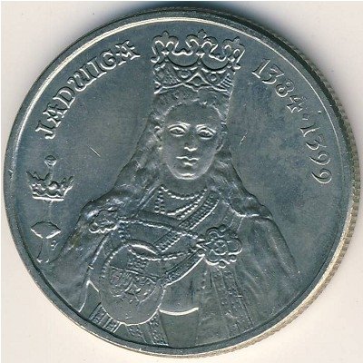 Польша 100 злотых 1988 год - Ядвига (1384-1399)