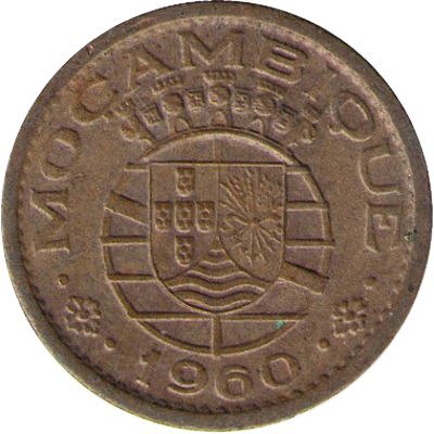 Мозамбик 10 сентаво 1960 год