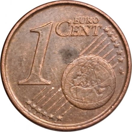 Бельгия 1 евроцент 2001 год