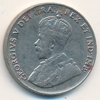 Канада 5 центов 1935 год