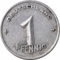 ГДР 1 пфенниг 1948 год