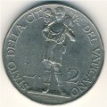 Ватикан 2 лиры 1935 год