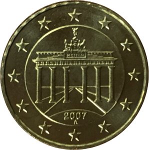Германия 10 евроцентов 2007 год (A)