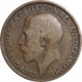 Великобритания 1/2 пенни 1912 год