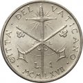 Ватикан 1 лира 1967 год
