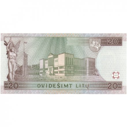 Литва 20 лит 1997 год - UNC