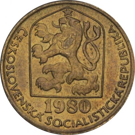 Чехословакия 20 геллеров 1980 год