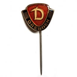 Значок-иголка Футбольный клуб "Динамо" (Дрезден). Dresden, заливной