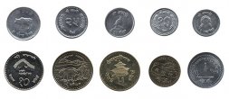 Набор из 10 монет Непал 1975 - 2009