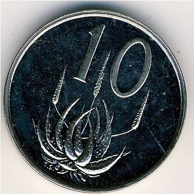 ЮАР 10 центов 1967 год