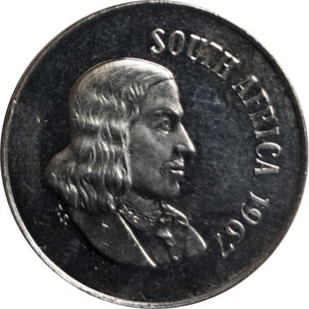 ЮАР 10 центов 1967 год (SOUTH AFRICA)