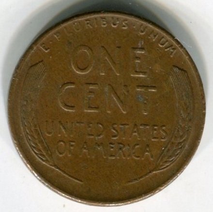 США 1 цент 1938 год - Авраам Линкольн (без отметки МД)