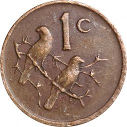 ЮАР 1 цент 1980 год