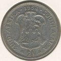 ЮАР 2 шиллинга 1954 год