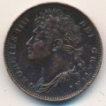 Великобритания 1 фартинг 1822 год
