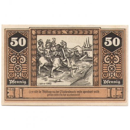 Германия (Нотгельд) 50 пфеннигов 1922 - Вильснак - XF+