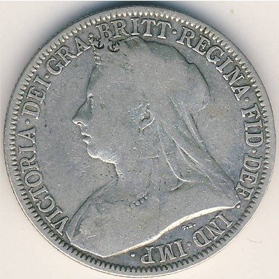 Великобритания 2 шиллинга (1 флорин) 1893 год