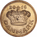 Дания 50 эре 2016 год (JS)