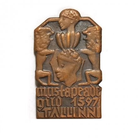 Значок Таллин. Tallinn. Mustapeade Gito. 1597. Дом Братства Черноголовых