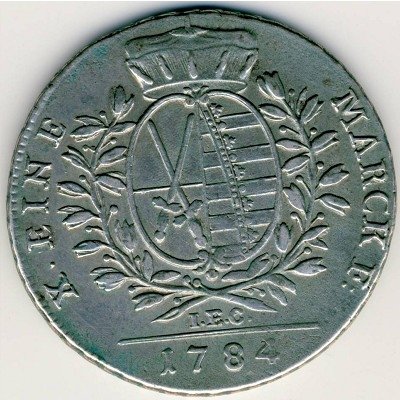 Саксония 1 талер 1784 год