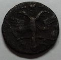 Полушка 1720 год НД Пётр I (1699 - 1725)